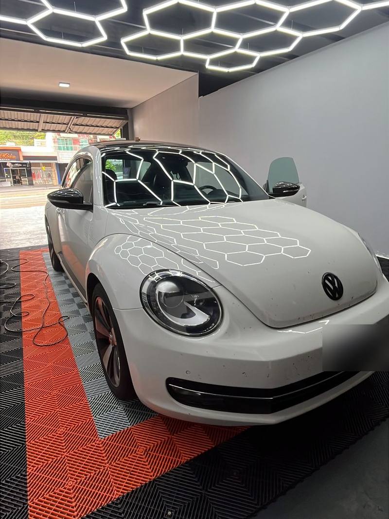 VW Fusca com película aplicada